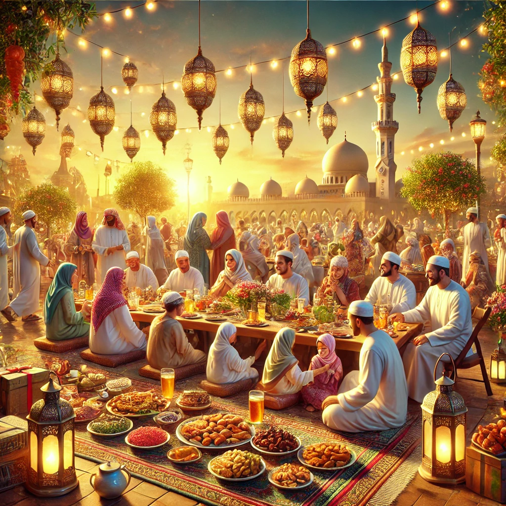 Eid al-Fitr,Festival of Breaking the Fast,Ramadan,celebration,gratitude - The Joyous Days of Eid al-Fitr: Spreading Love and Kindness - IJAAZAH A Day of Gratitude and Celebration