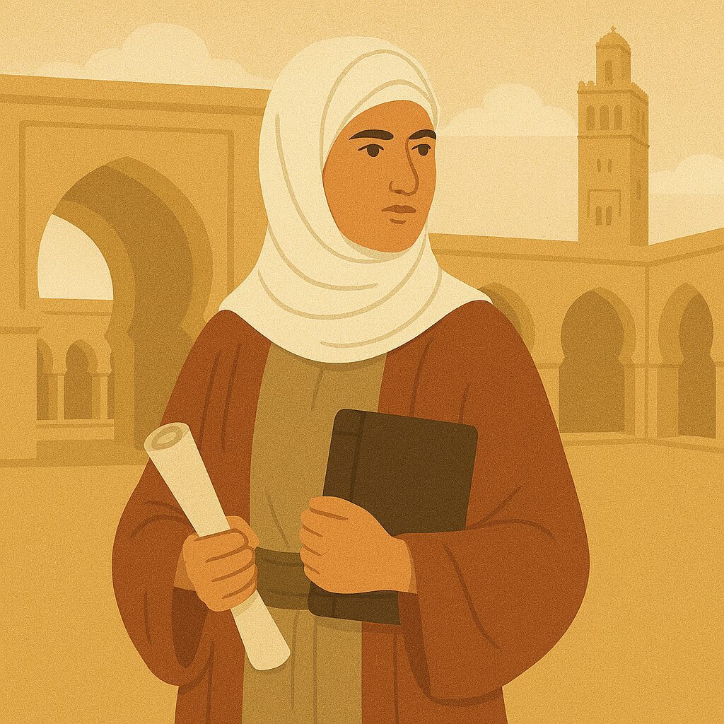 Islamic Heroes,Prophet Muhammad (PBUH) - Exploring the Legacies of Islamic Heroes Throughout History - IJAAZAH Fatima al-Fihri Founder of the First Degree-Granting University