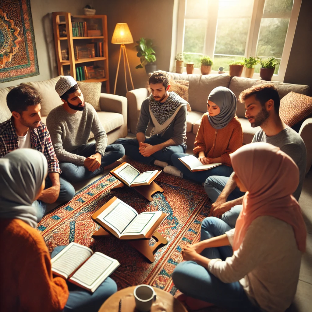 Islamic study group,Productive study tips,Islamic learning strategies,Group study benefits,Successful study group - Creating a Productive Islamic Study Group: Tips and Strategies - IJAAZAH Islamic study group - ijaazah Academy