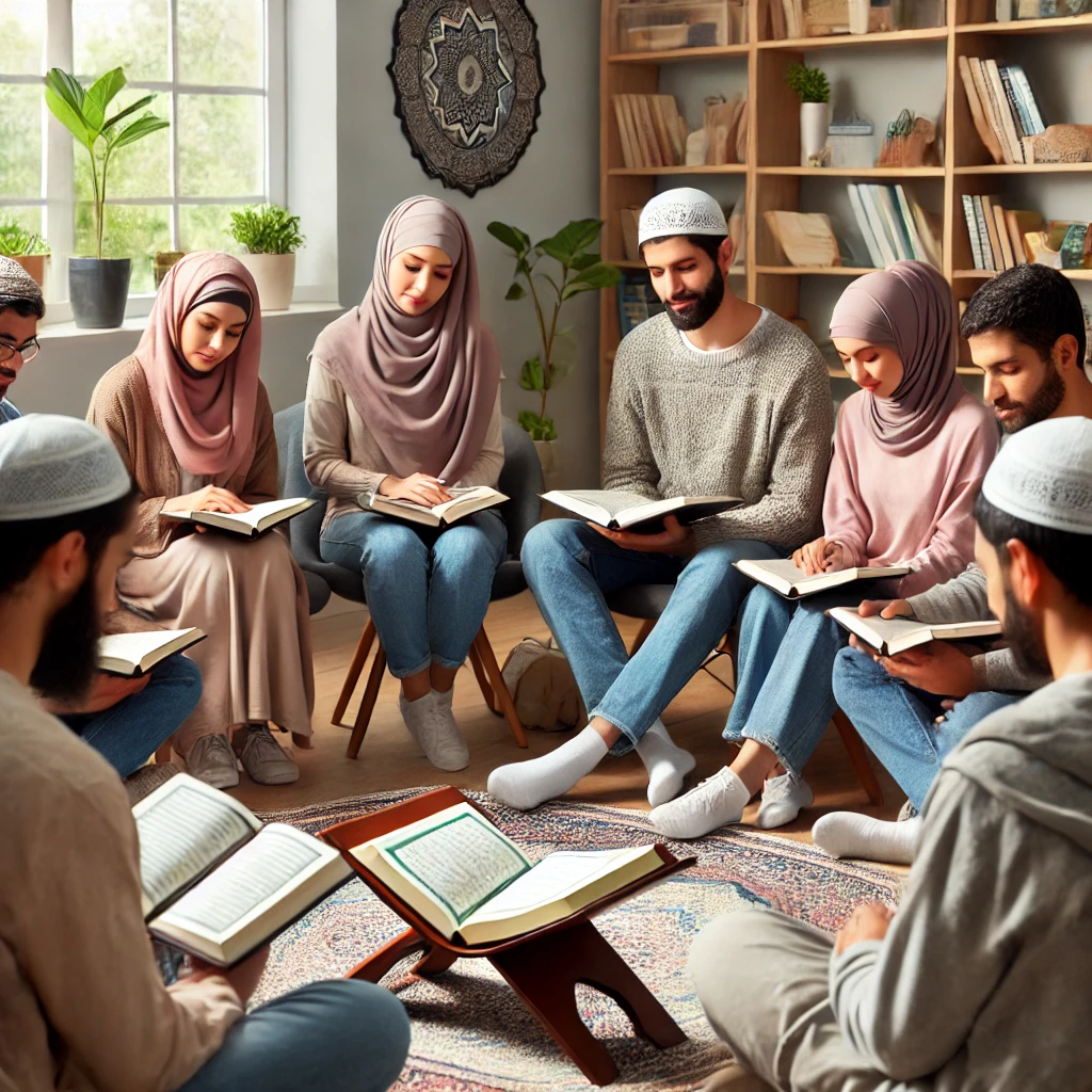 Islamic study group,Productive study tips,Islamic learning strategies,Group study benefits,Successful study group - Creating a Productive Islamic Study Group: Tips and Strategies - IJAAZAH Islamic study group