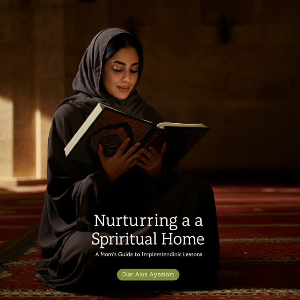 Nurturing a Spiritual Home,Quranic Lessons,Quranic Values - Nurturing a Spiritual Home: A Mom’s Guide to Implementing Quranic Lessons - IJAAZAH Nurturing a Spiritual Home A Mom’s Guide to Implementing Quranic Lessons